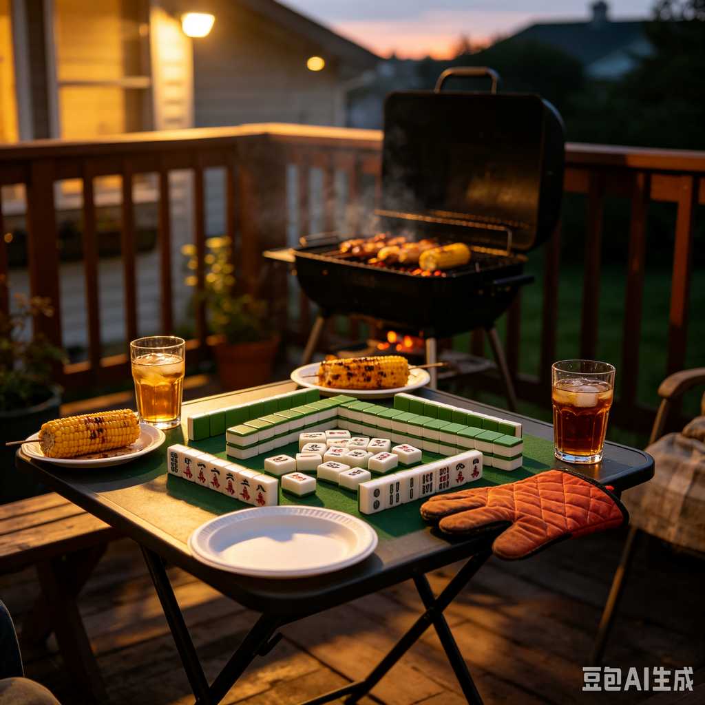 board game night mahjong set