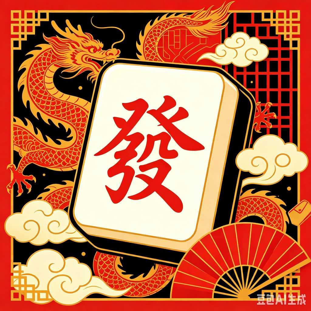 modern oriental mahjong set