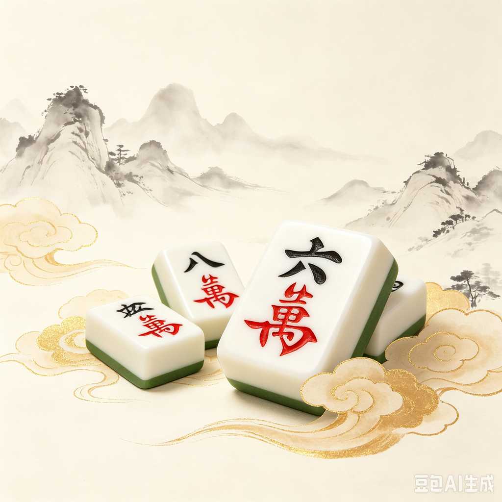 camping mahjong game set