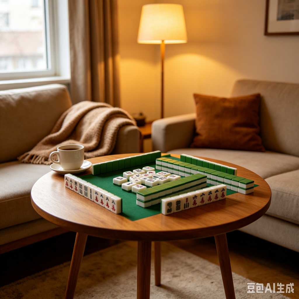 blue mahjong tiles