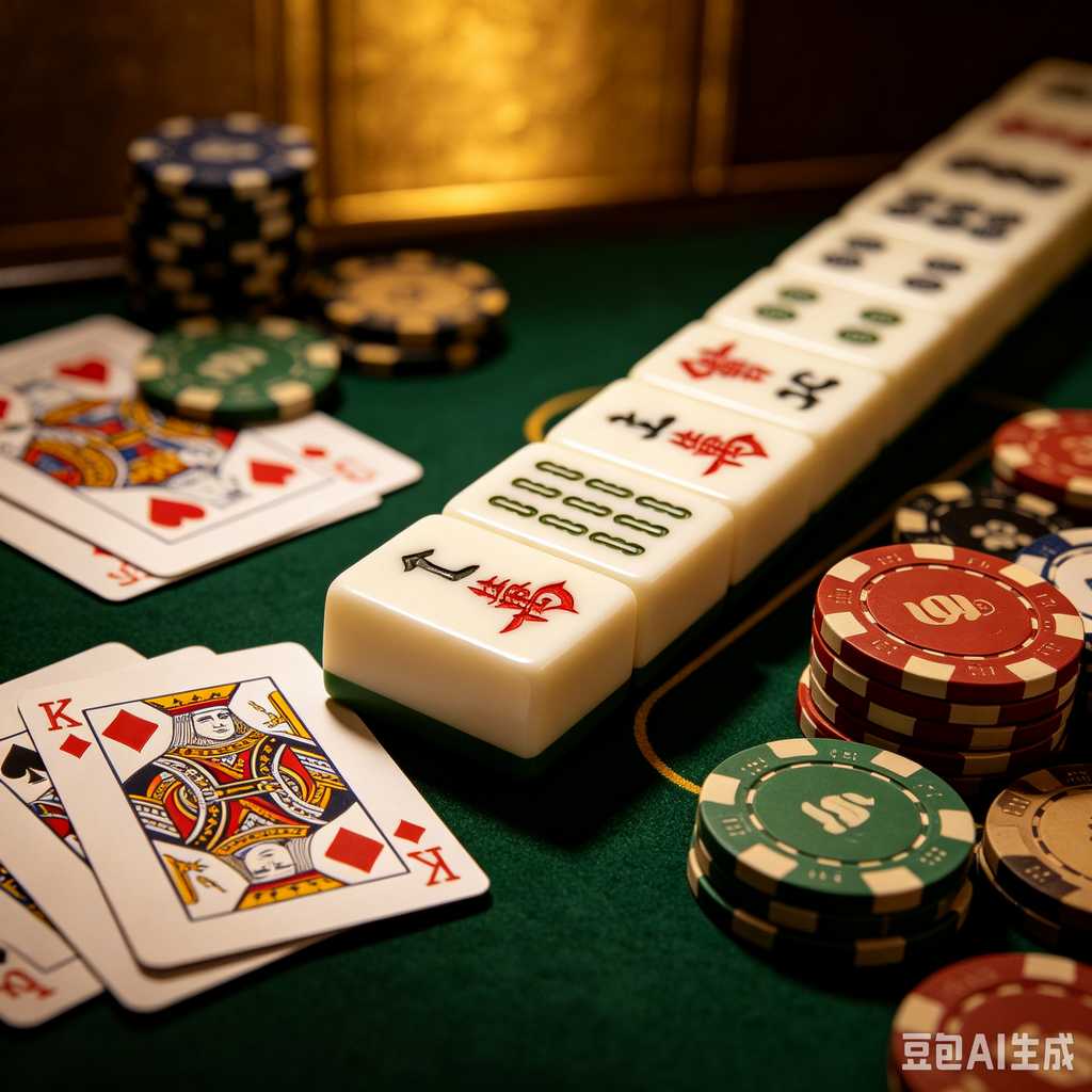 mahjong set for home entertainment